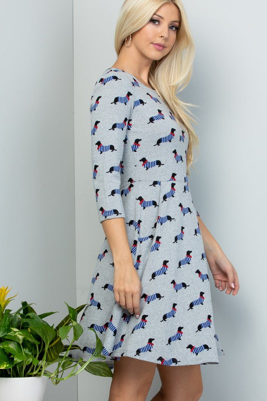 Dachshund Sweater Dress