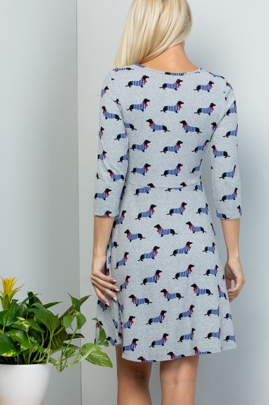 Dachshund Sweater Dress