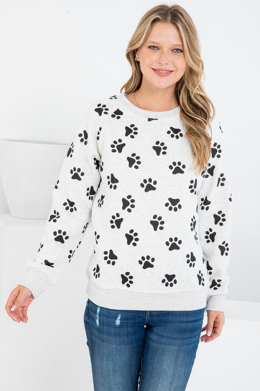 Paw Print Sweatshirt