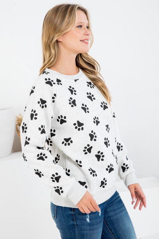 Paw Print Sweatshirt