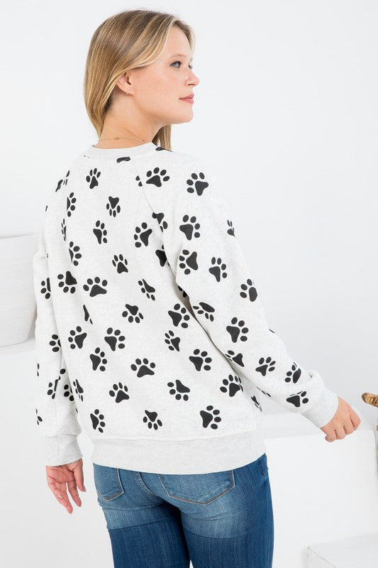 Paw Print Sweatshirt