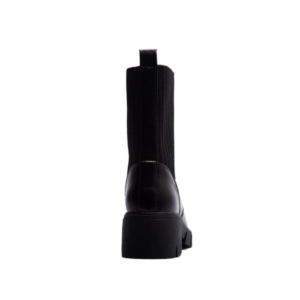 Renley Lace Up Bootie - Black