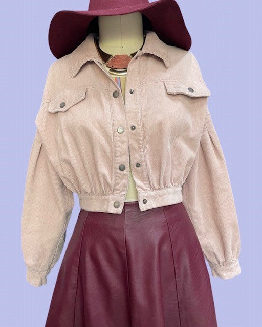 Oliver Bella Snap Button Jacket - Blush