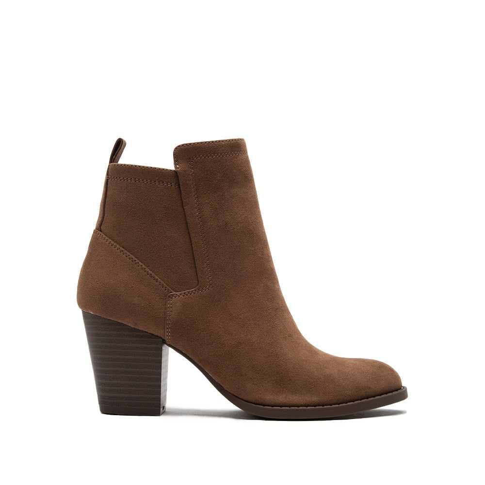 Tyson Faux Suede Maple Bootie