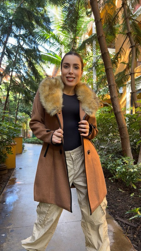 Kiara Faux Wool Coat