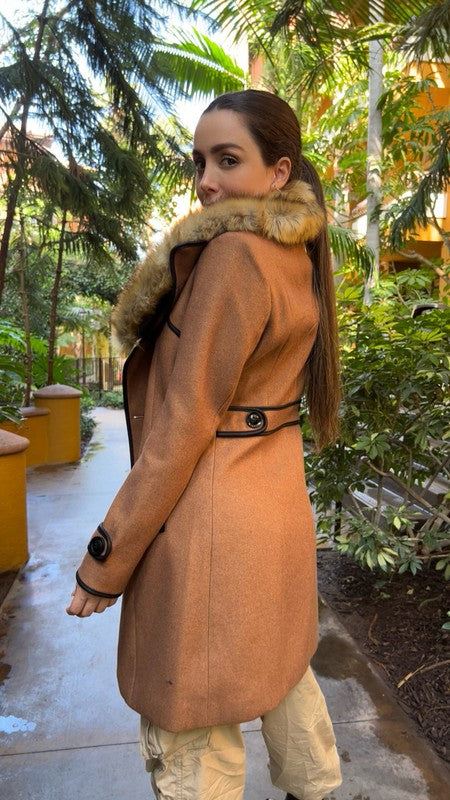 Kiara Faux Wool Coat