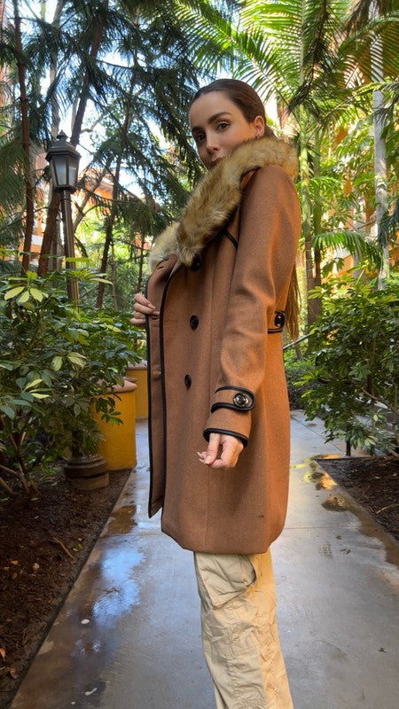 Kiara Faux Wool Coat