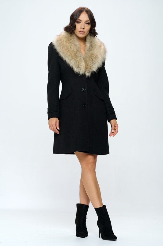 Fiorella Princess Coat - Black