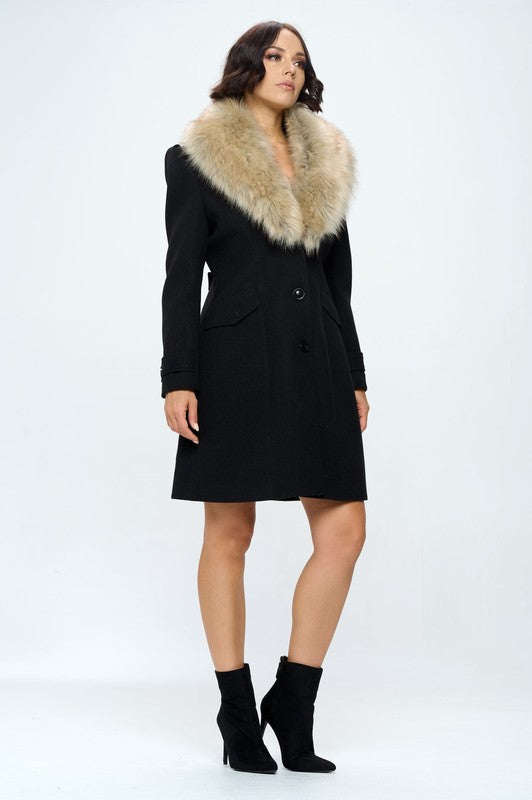 Fiorella Princess Coat - Black