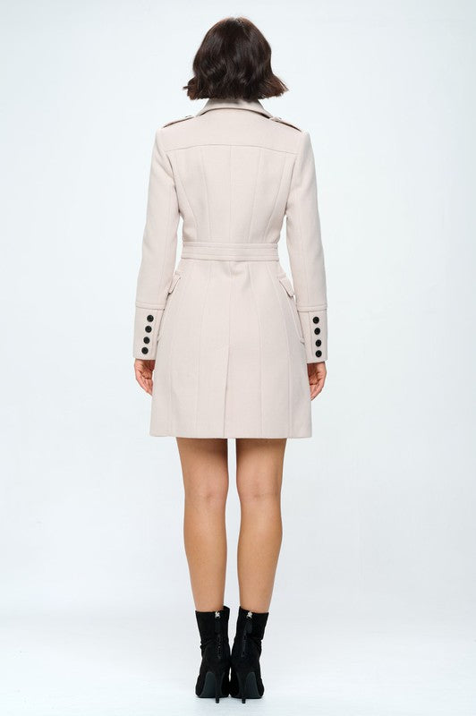 Burberry Love Double Button Coat