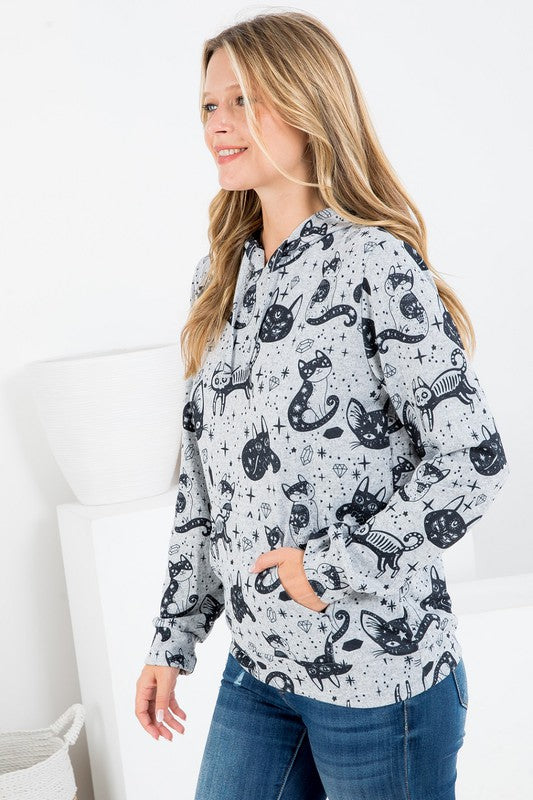 Crystal Cats Hoodie