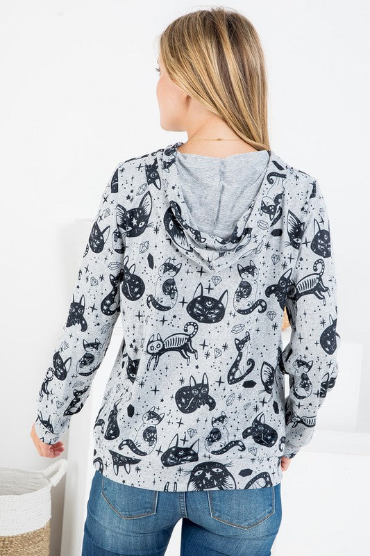 Crystal Cats Hoodie