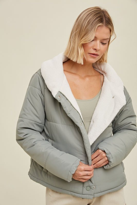 Sherpa Collar Jacket
