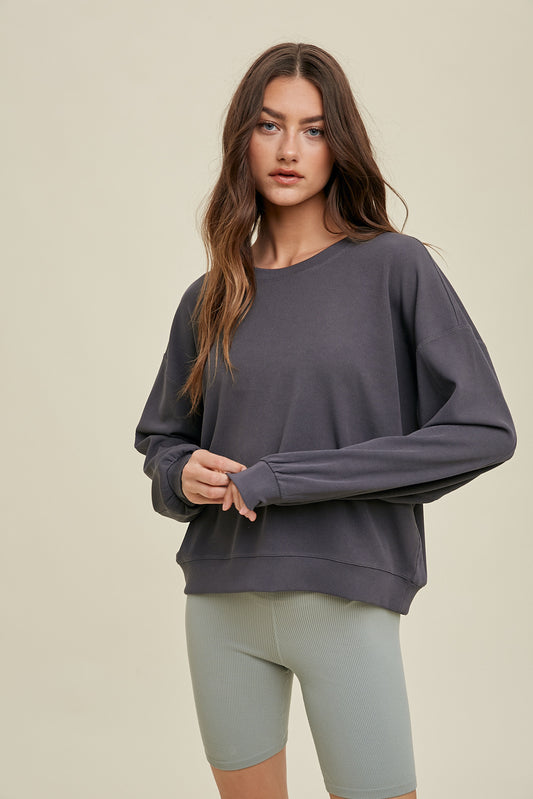 Relaxed Cropped Top