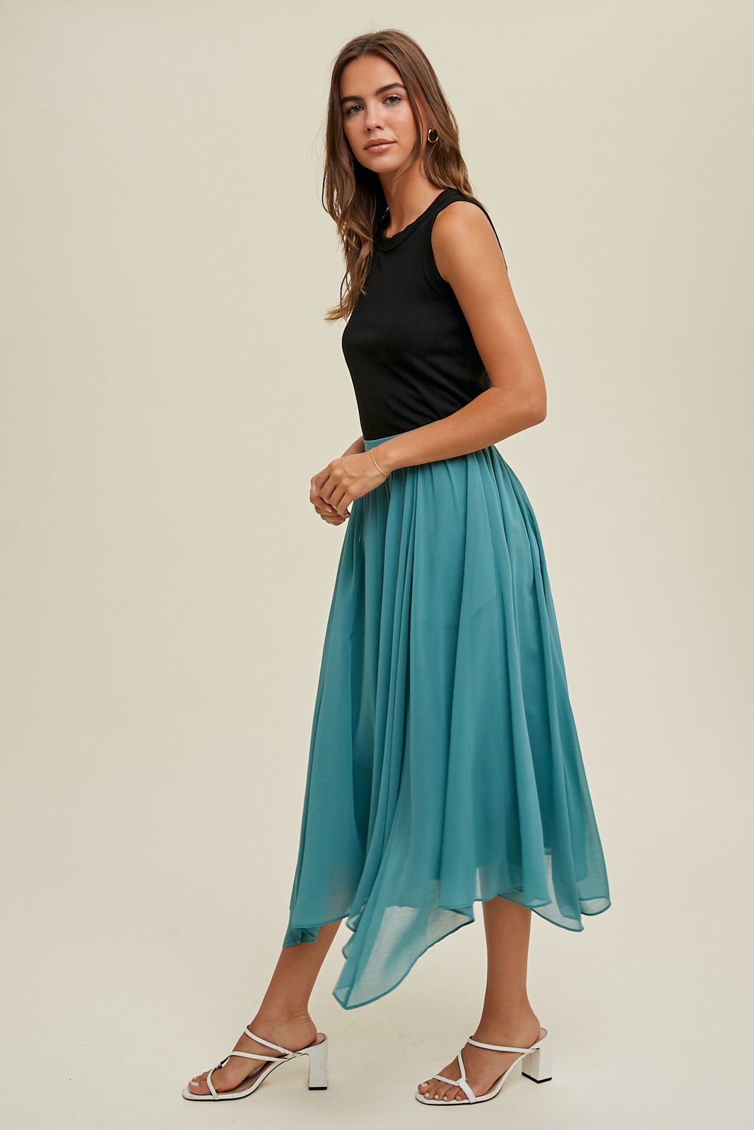 Crew Neck Tank - Black