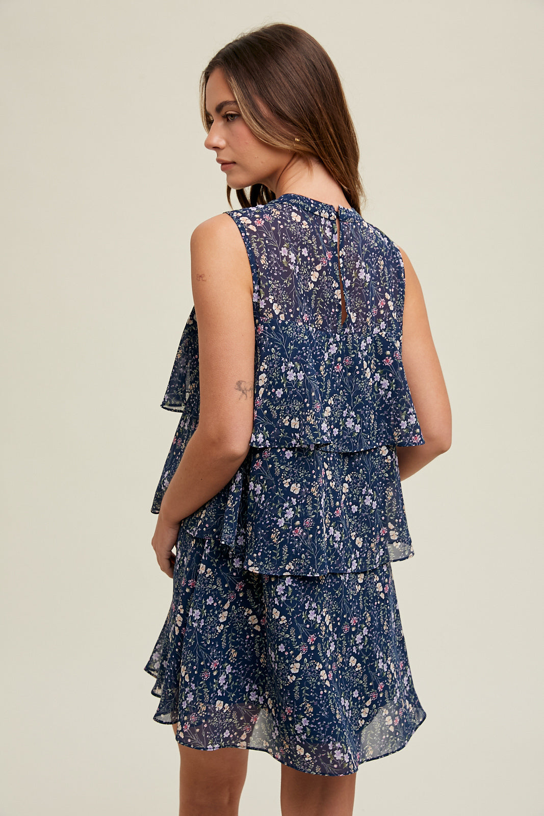 Floral Tiered Dress