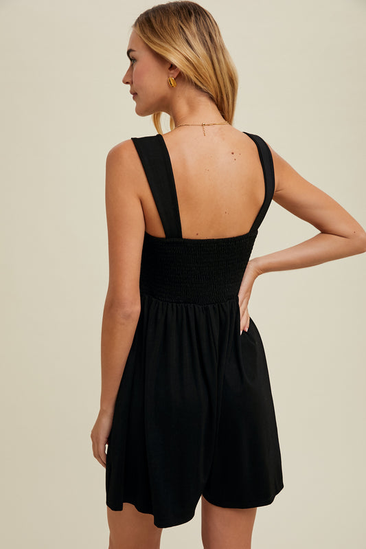 Smocked Cami Romper