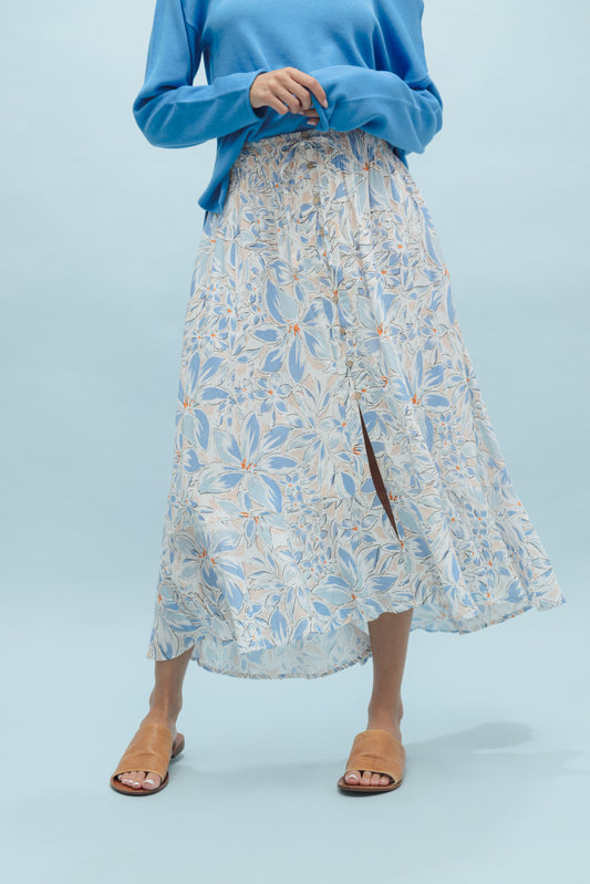 Boho Floral Skirt