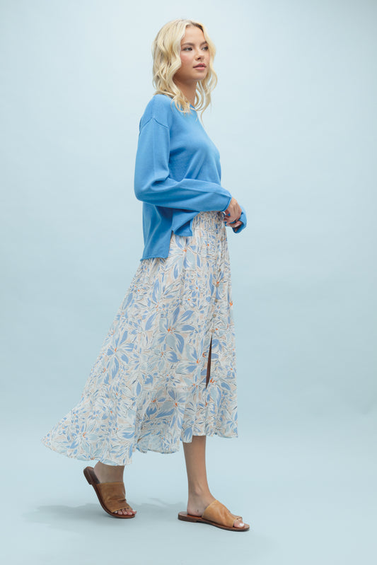 Boho Floral Skirt