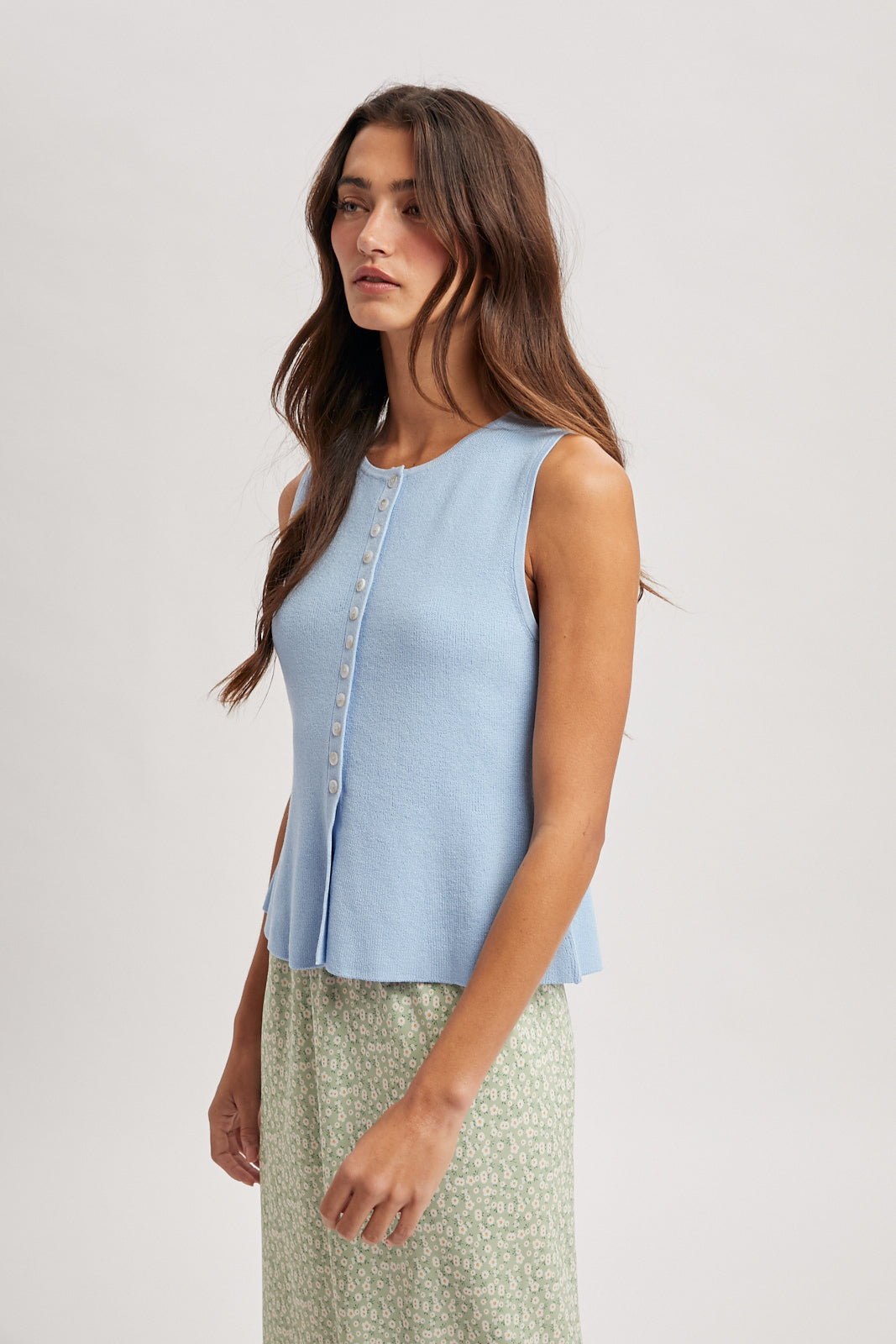 Peplum Sweater Tank