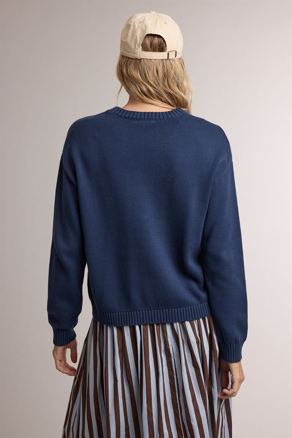 Navy Football Sweater