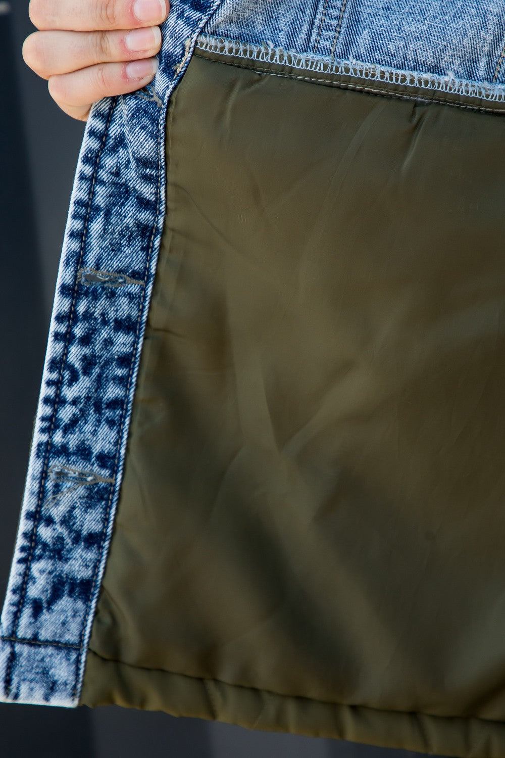 Combo Denim & Quilt Jacket