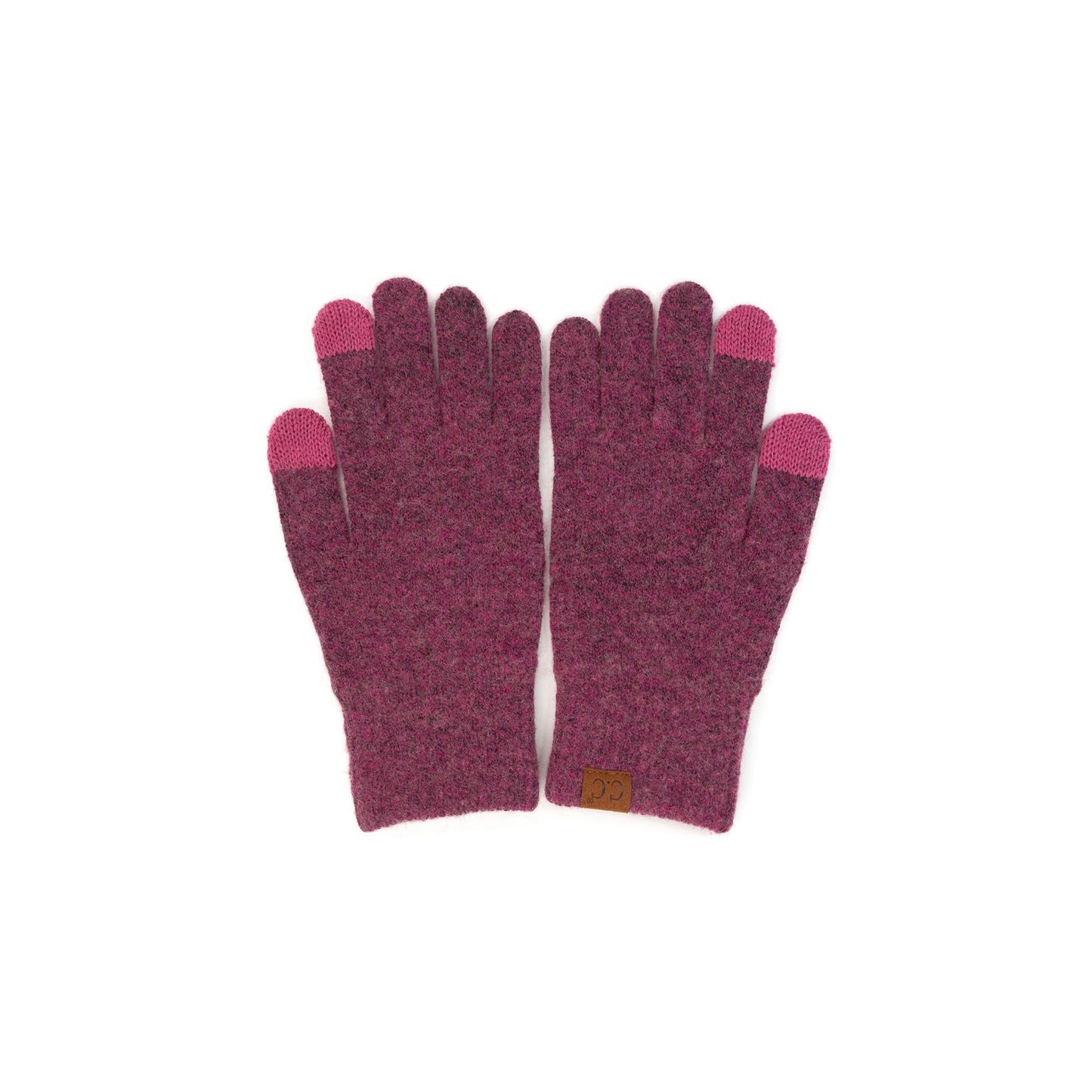 Soft Tech-Touch Gloves - Orchid Flower