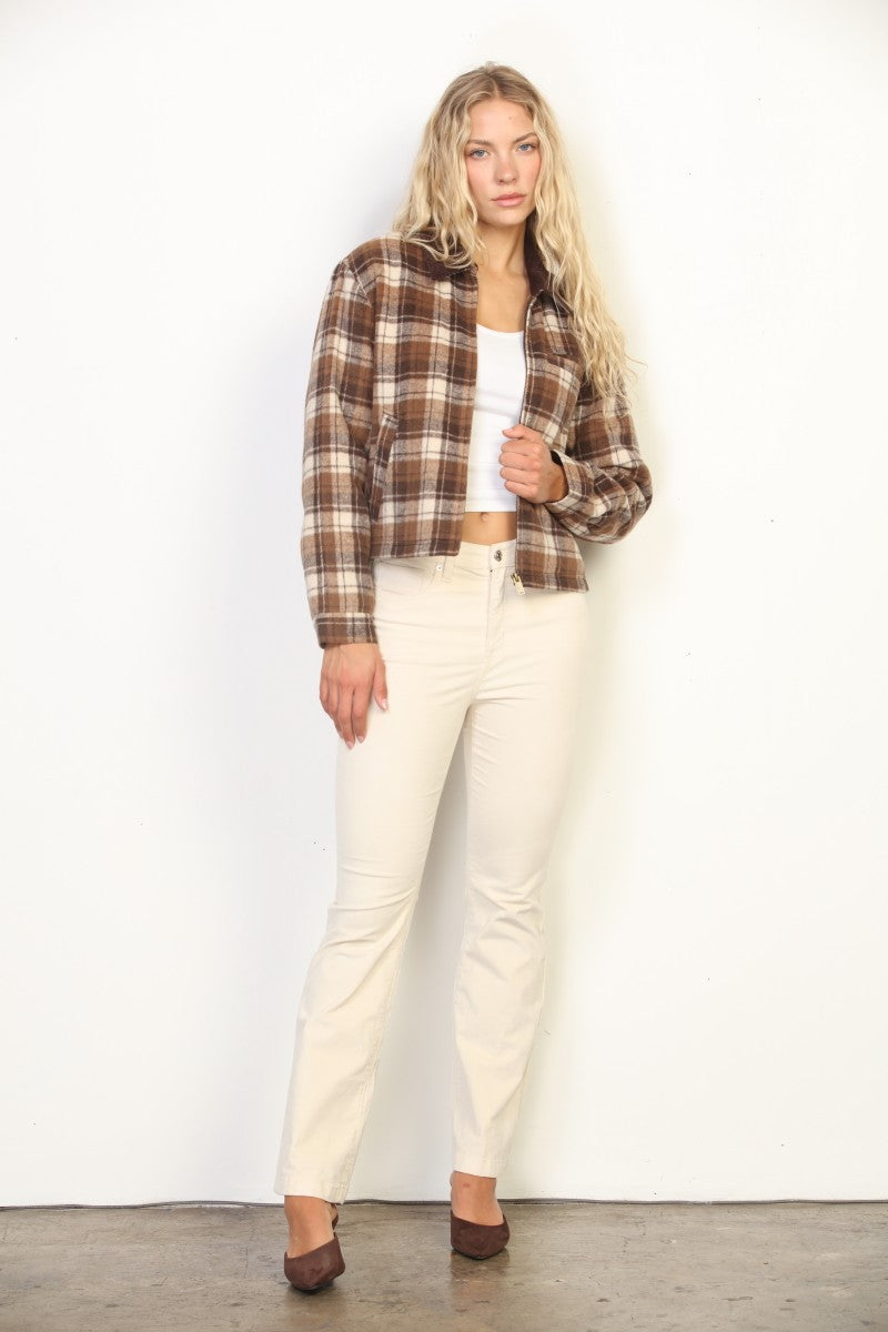 Heavy Plaid Barn Jacket