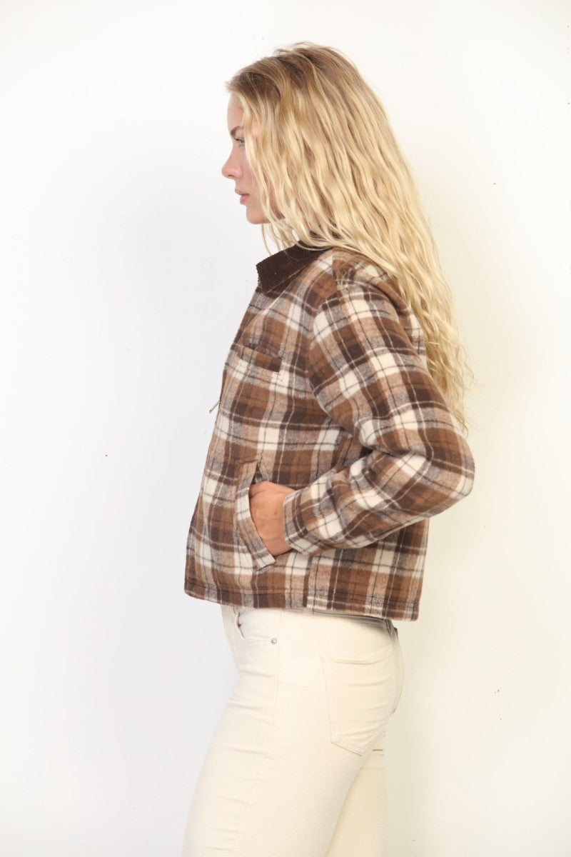 Heavy Plaid Barn Jacket
