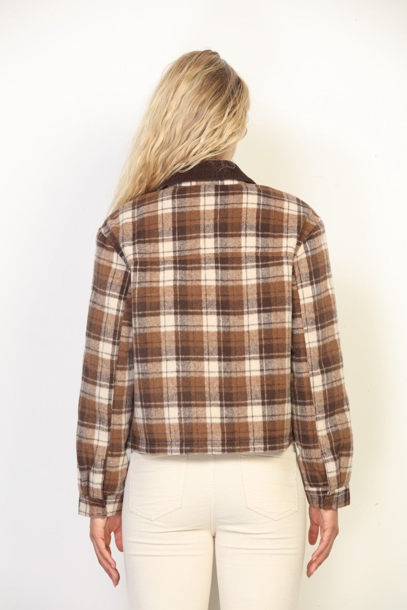 Heavy Plaid Barn Jacket