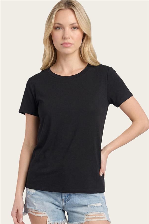 Essential Crew Top - Black
