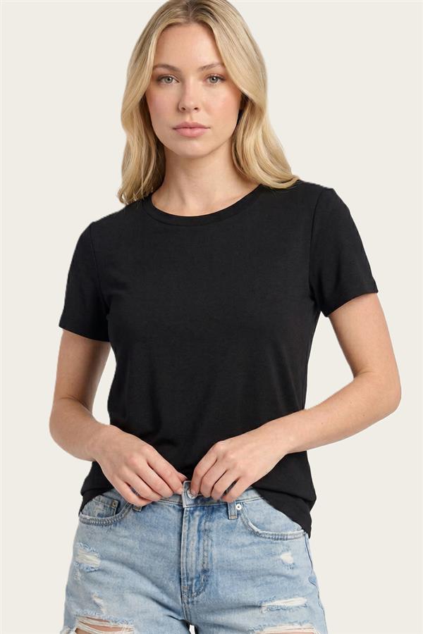 Essential Crew Top - Black