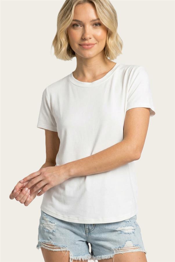 Essential Crew Top - Ivory