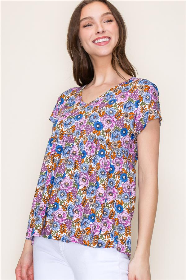 Baby Doll Floral Top