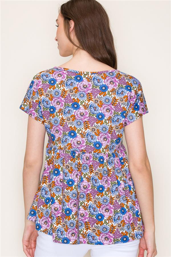 Baby Doll Floral Top