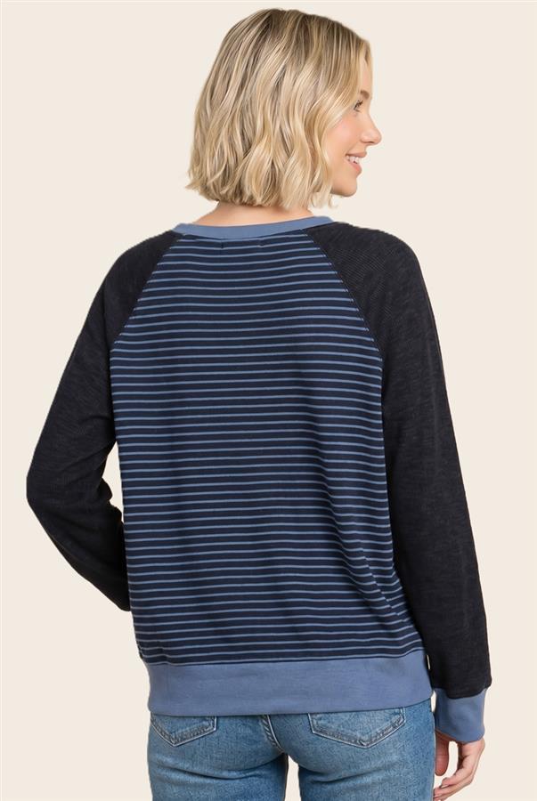 Colorblock Sleeve Top
