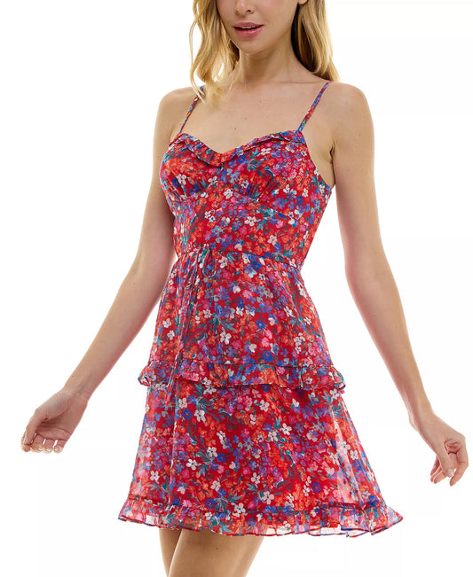 Ruffled Fit & Flare Dress