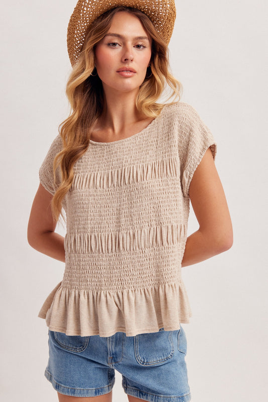 Smocked Ruffle Top