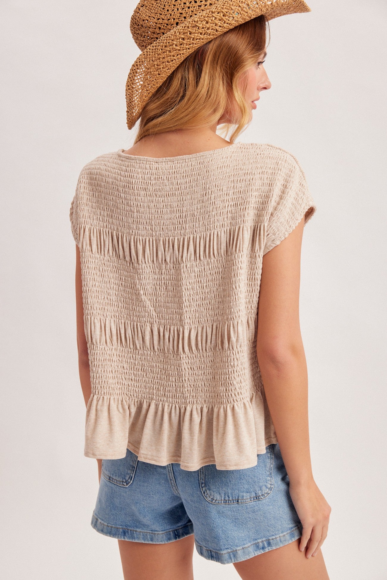 Smocked Ruffle Top