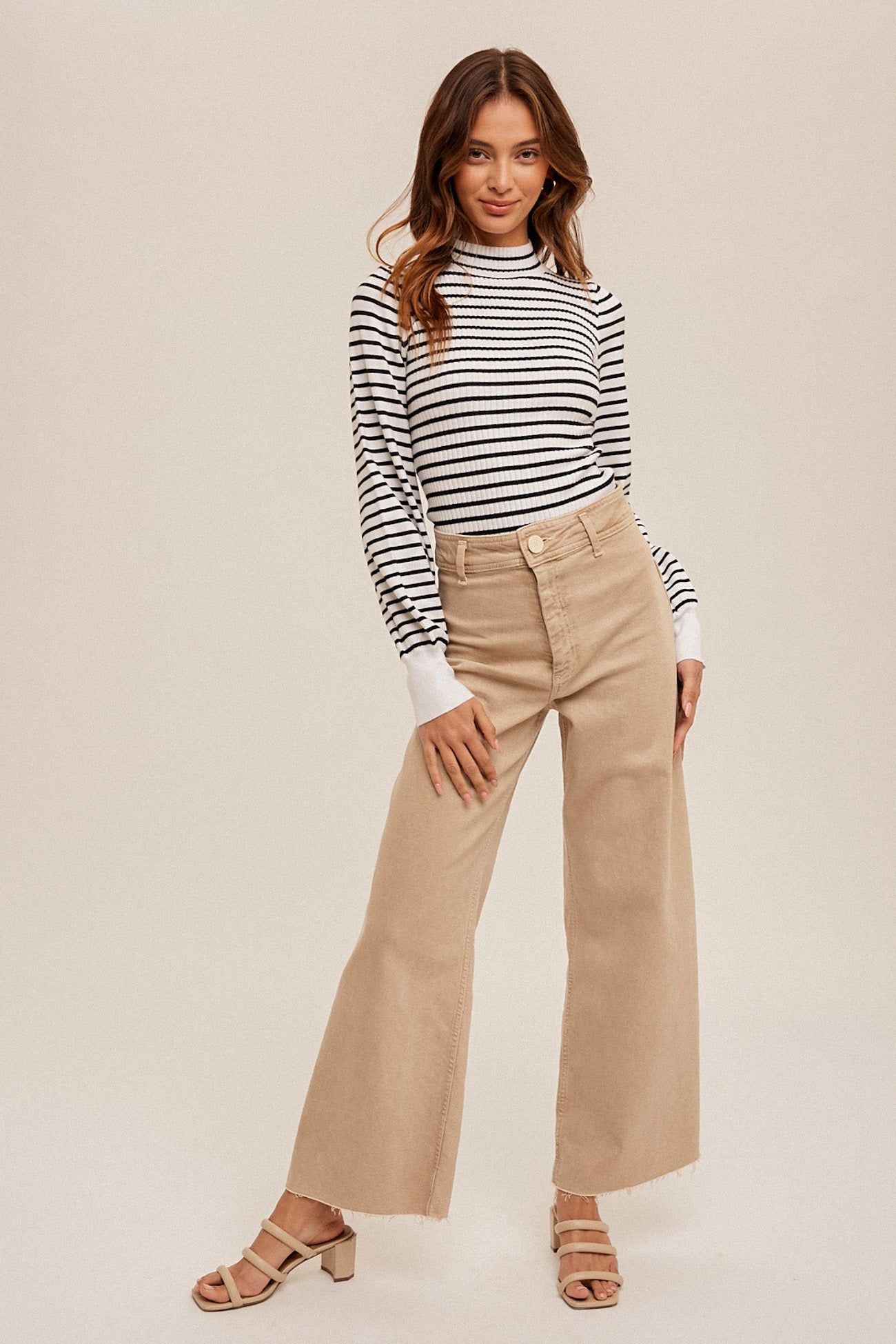 Bubble Sleeve Sweater Bodysuit