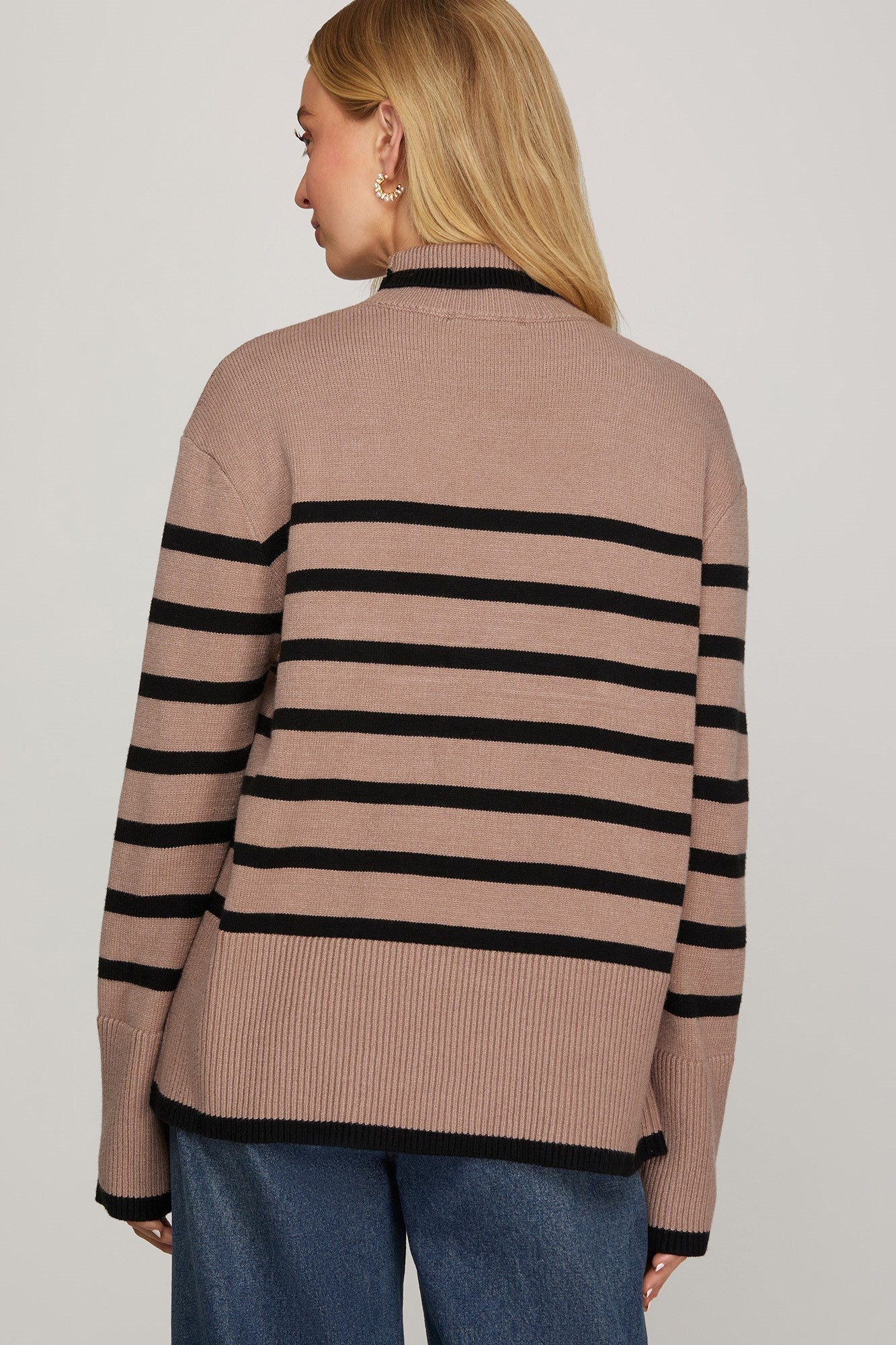 Mocha Stripe Sweater