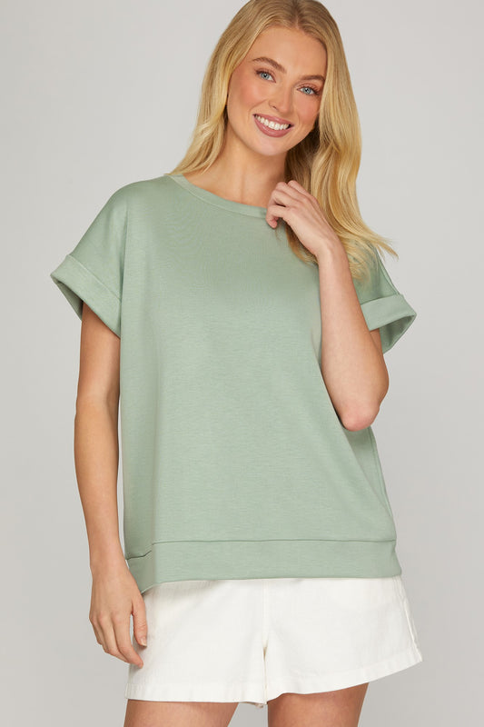 Drop Shoulder Top