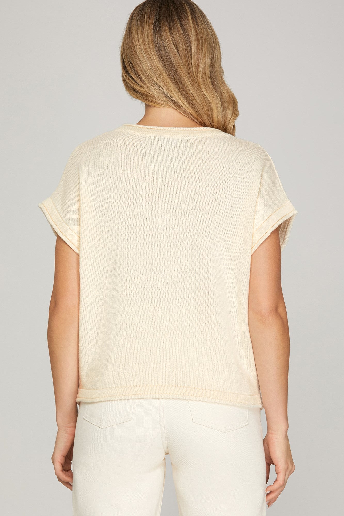 Lemon Print Sweater