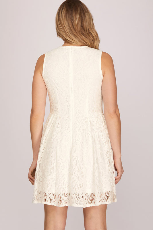 Fit & Flare Lace Dress