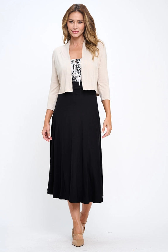 Beige Bolero Cardigan