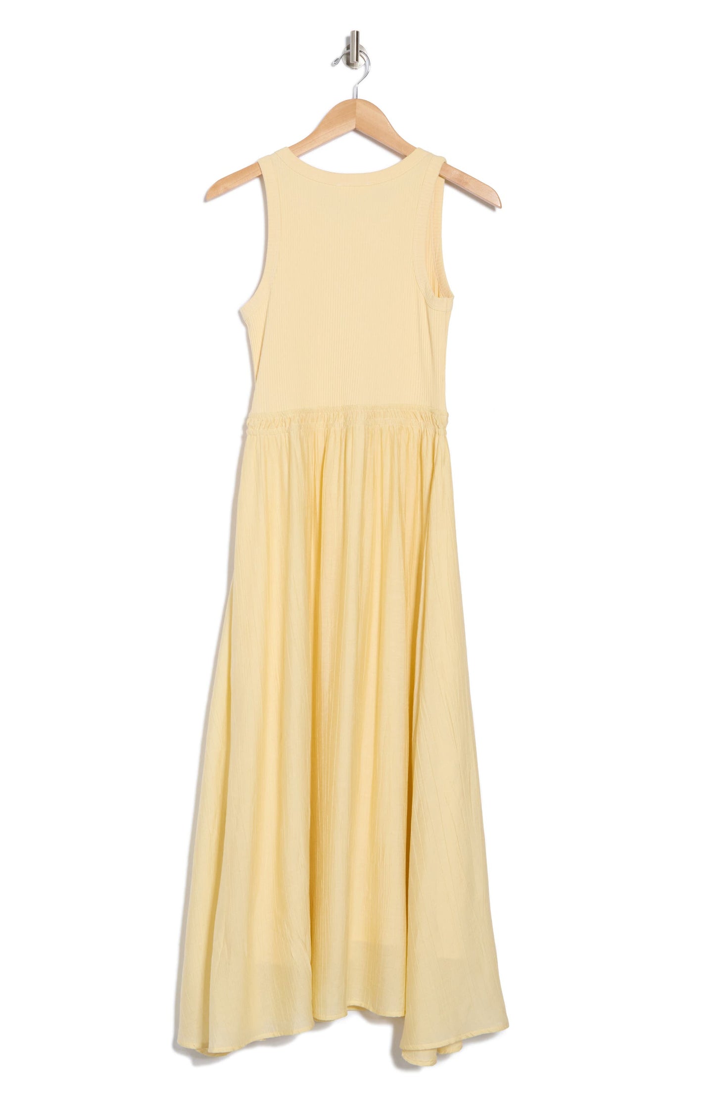 Mixed Media Midi Dress