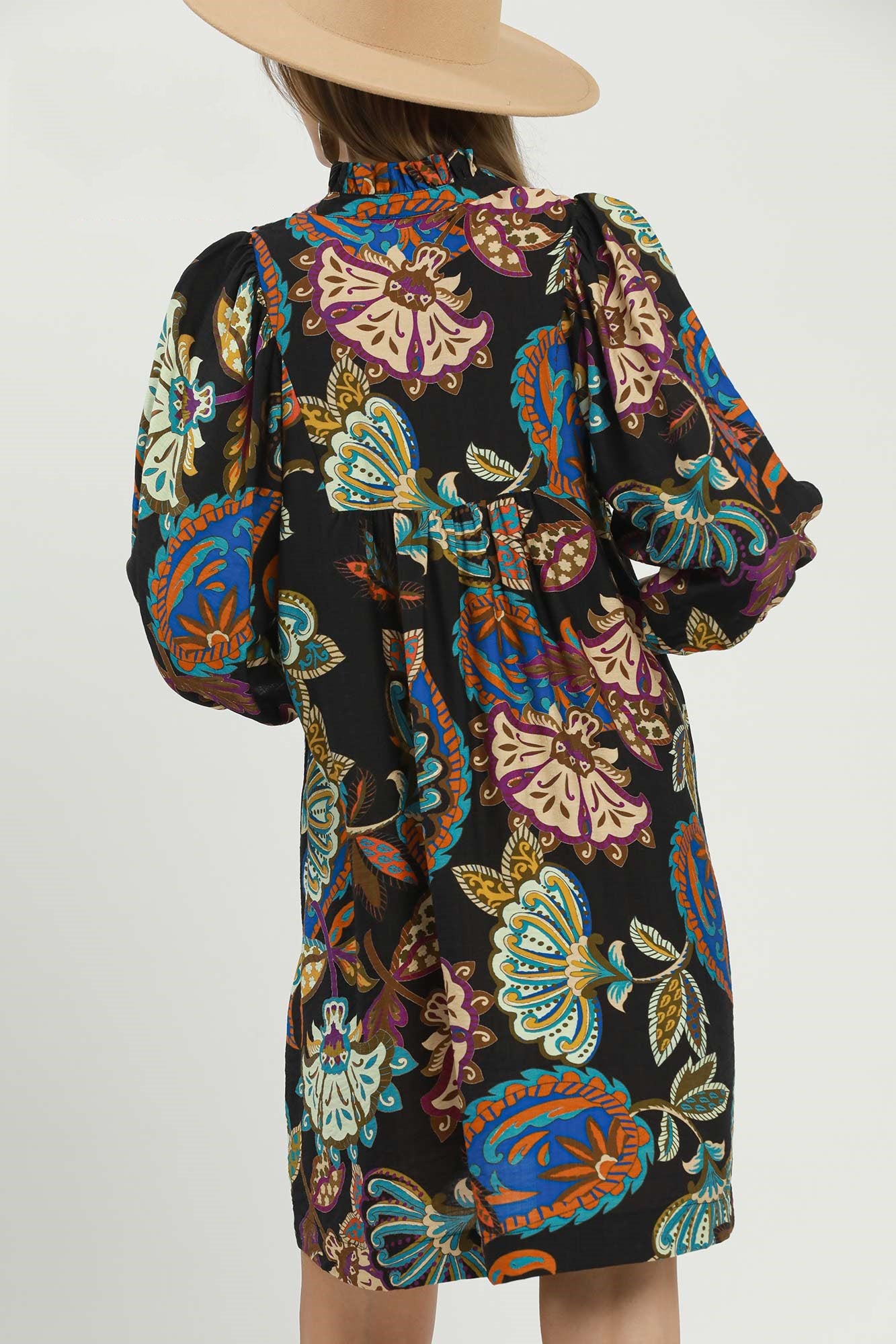 Abstract Floral Dress