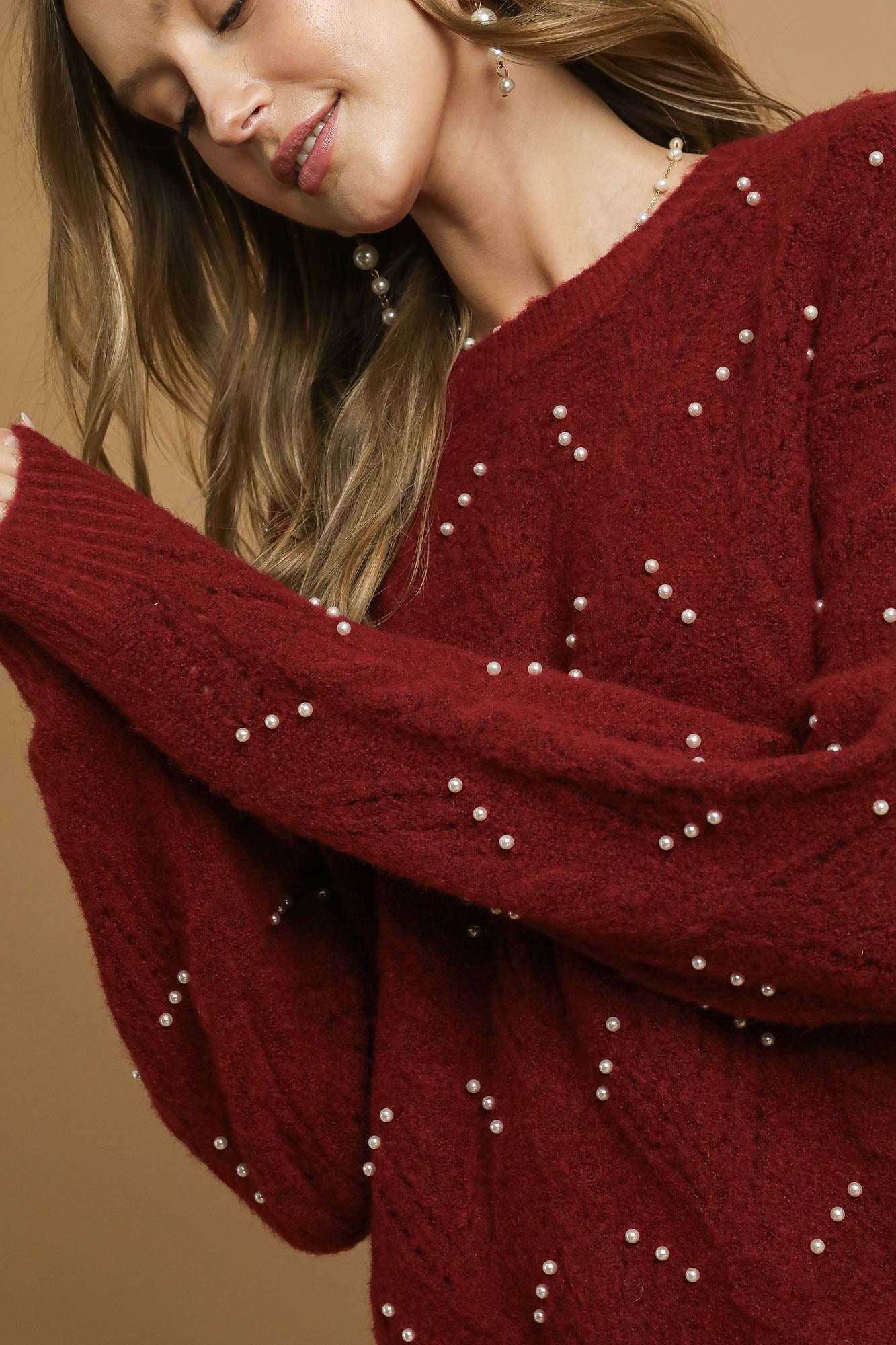 Pearl Embellished Sweater