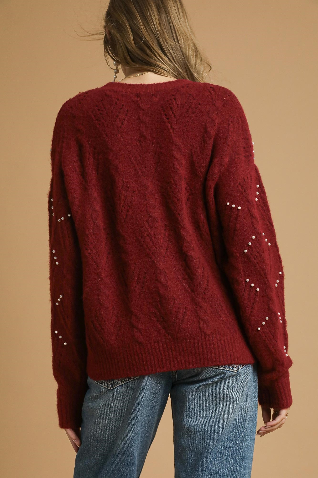 Pearl Embellished Sweater