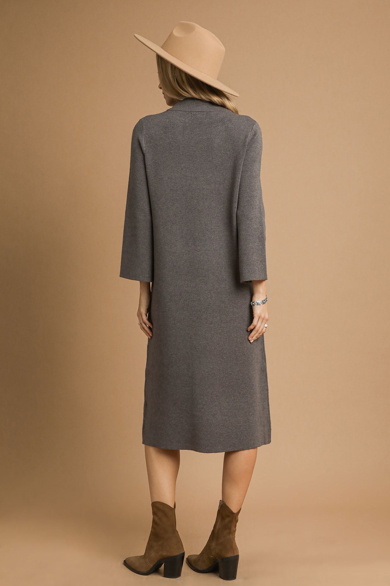 Mock Neck Sweater Dress